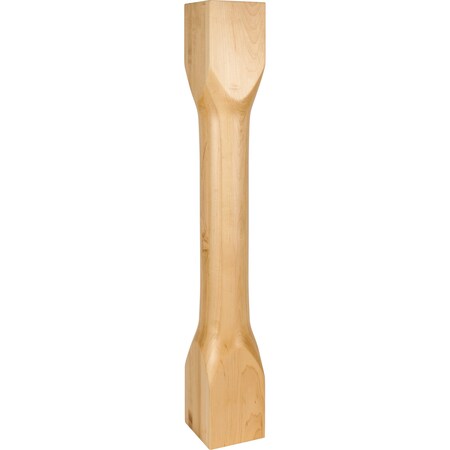 Hardware Resources 5" Wx5"Dx35-1/2"H White Birch Cathedral Turned Post P83-5-WB